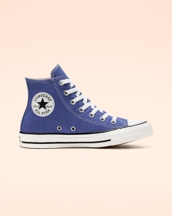 Converse Chuck Taylor All Star Seasonal Color Női Magasszárú Világoskék/Sötétkék | MJFHZYU-HU